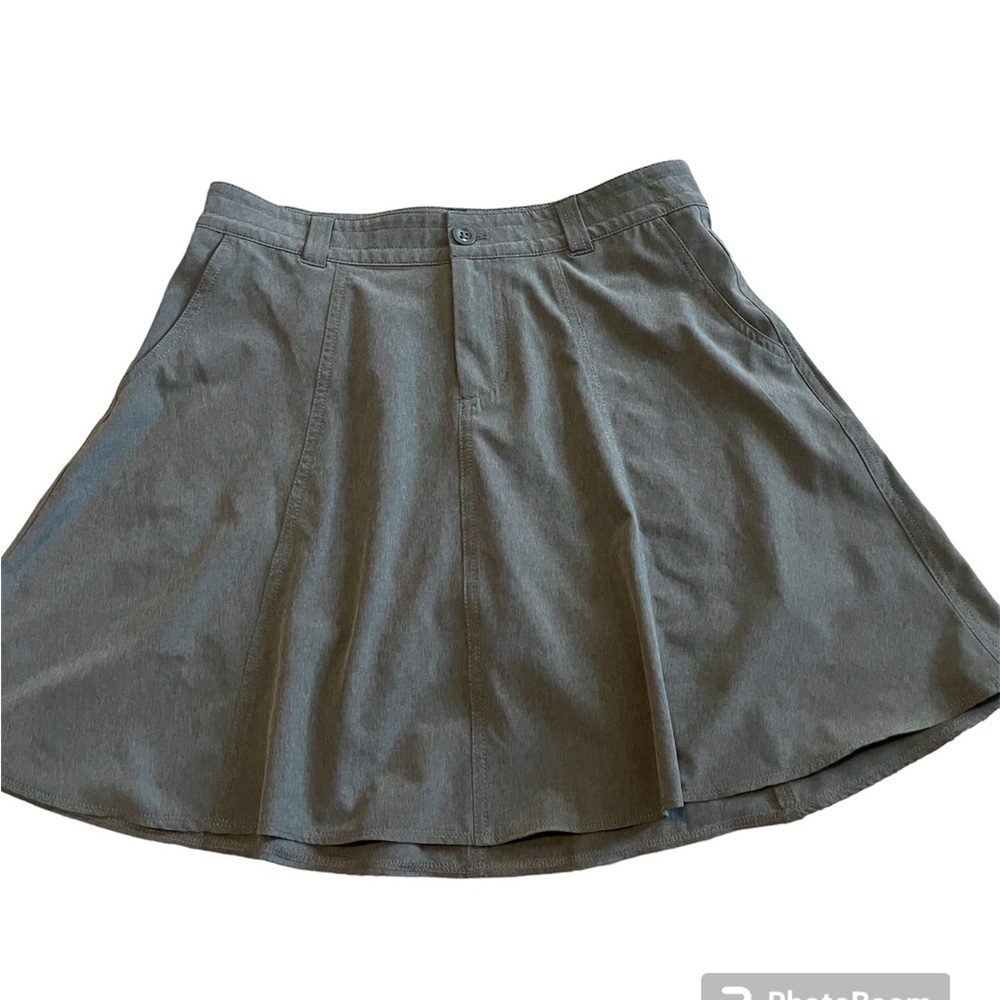 Women's Gray A-Line Skirt